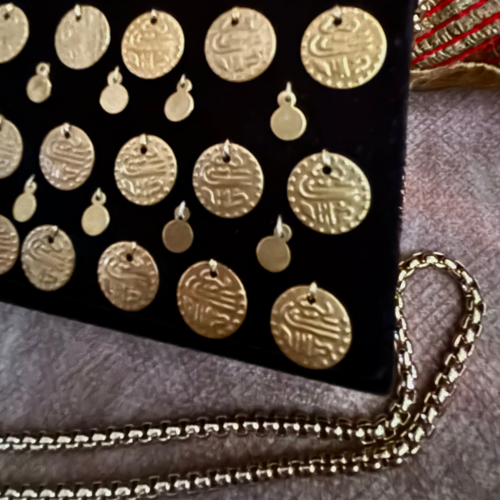 Black Metal Embellishment Box Clutch